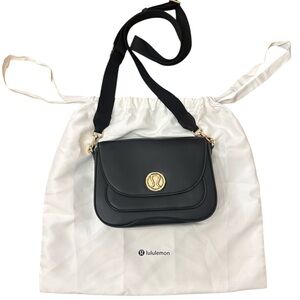 Lululemon Leather Alternative Crossbody Bag 1.5L, NWOT